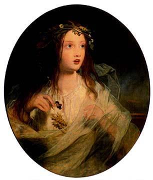 James Sant Ophelia oil painting image